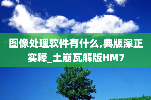 图像处理软件有什么,典版深正实释_土崩瓦解版HM7