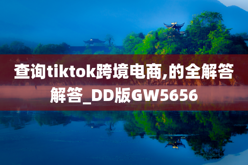 查询tiktok跨境电商,的全解答解答_DD版GW5656