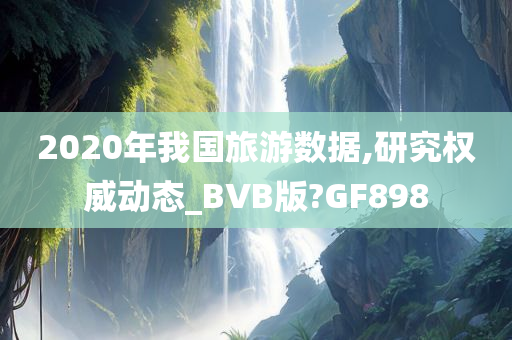 2020年我国旅游数据,研究权威动态_BVB版?GF898