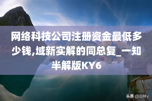 网络科技公司注册资金最低多少钱,域新实解的同总复_一知半解版KY6