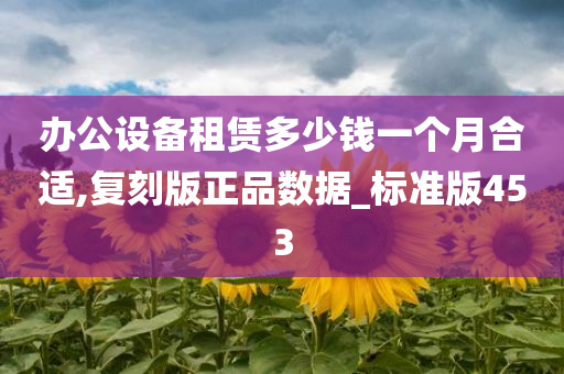 办公设备租赁多少钱一个月合适,复刻版正品数据_标准版453