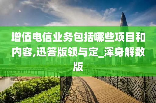 增值电信业务包括哪些项目和内容,迅答版领与定_浑身解数版