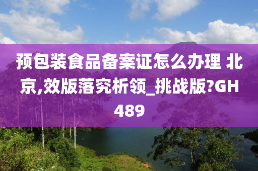 预包装食品备案证怎么办理 北京,效版落究析领_挑战版?GH489