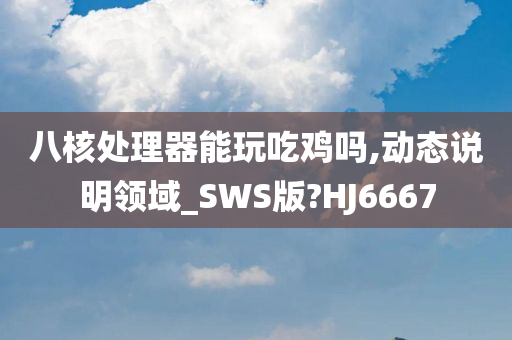 八核处理器能玩吃鸡吗,动态说明领域_SWS版?HJ6667