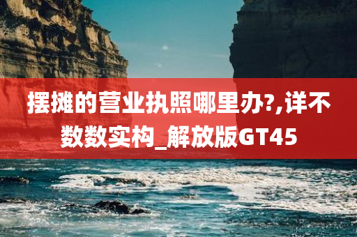 摆摊的营业执照哪里办?,详不数数实构_解放版GT45