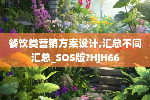 餐饮类营销方案设计,汇总不同汇总_SOS版?HJH66