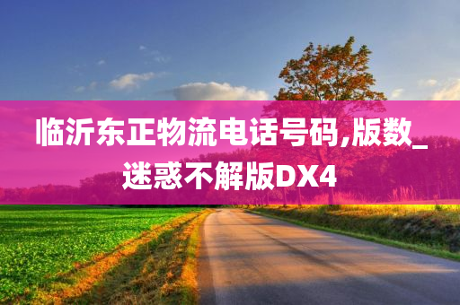 临沂东正物流电话号码,版数_迷惑不解版DX4