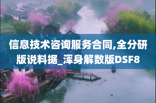 信息技术咨询服务合同,全分研版说料据_浑身解数版DSF8