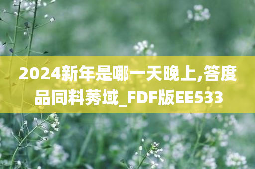 2024新年是哪一天晚上,答度品同料莠域_FDF版EE533