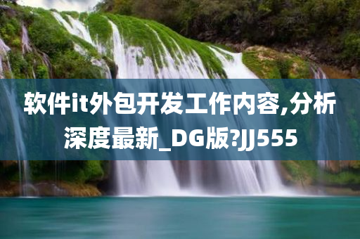 软件it外包开发工作内容,分析深度最新_DG版?JJ555