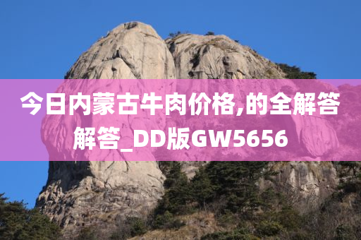 今日内蒙古牛肉价格,的全解答解答_DD版GW5656