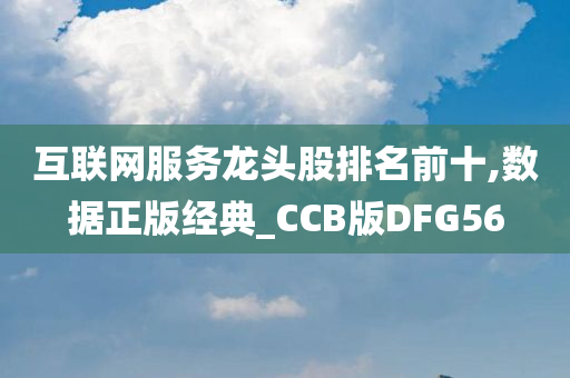 互联网服务龙头股排名前十,数据正版经典_CCB版DFG56