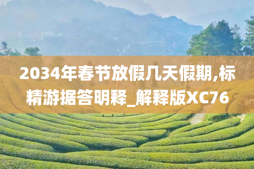 2034年春节放假几天假期,标精游据答明释_解释版XC76