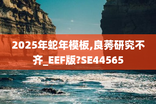 2025年蛇年模板,良莠研究不齐_EEF版?SE44565