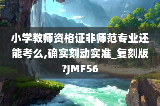 小学教师资格证非师范专业还能考么,确实刻动实准_复刻版?JMF56