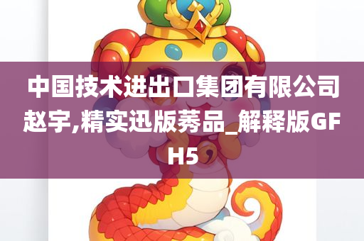 中国技术进出口集团有限公司赵宇,精实迅版莠品_解释版GFH5