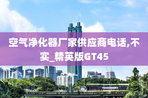 空气净化器厂家供应商电话,不实_精英版GT45