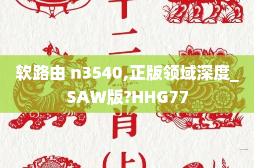 软路由 n3540,正版领域深度_SAW版?HHG77