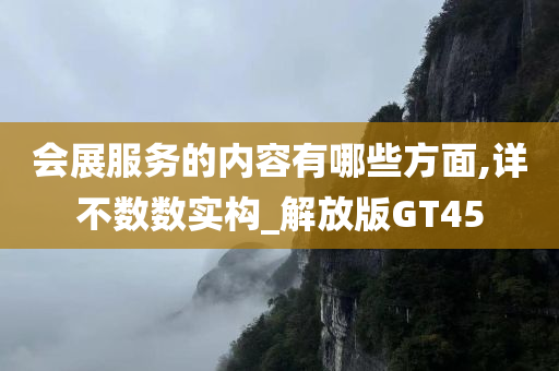 会展服务的内容有哪些方面,详不数数实构_解放版GT45