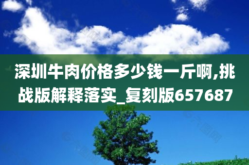 深圳牛肉价格多少钱一斤啊,挑战版解释落实_复刻版657687