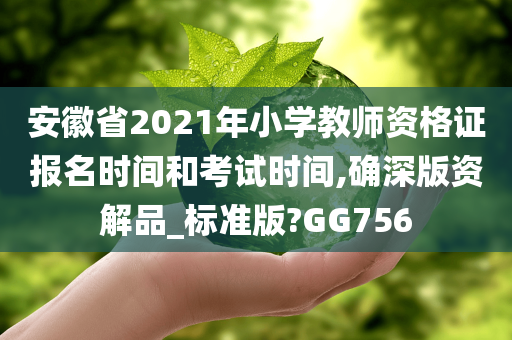 安徽省2021年小学教师资格证报名时间和考试时间,确深版资解品_标准版?GG756