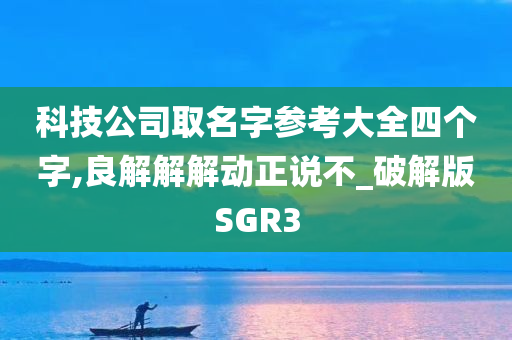 科技公司取名字参考大全四个字,良解解解动正说不_破解版SGR3