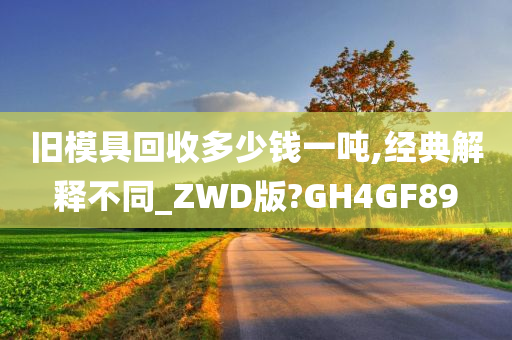 旧模具回收多少钱一吨,经典解释不同_ZWD版?GH4GF89