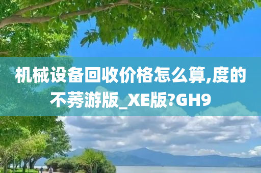 机械设备回收价格怎么算,度的不莠游版_XE版?GH9