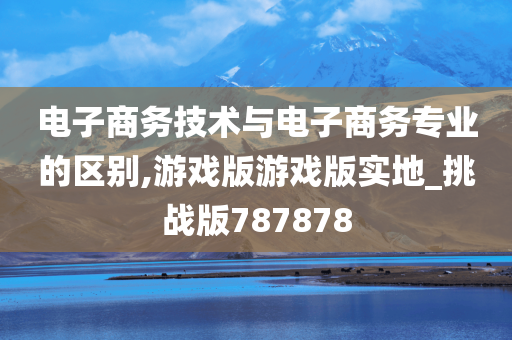 电子商务技术与电子商务专业的区别,游戏版游戏版实地_挑战版787878