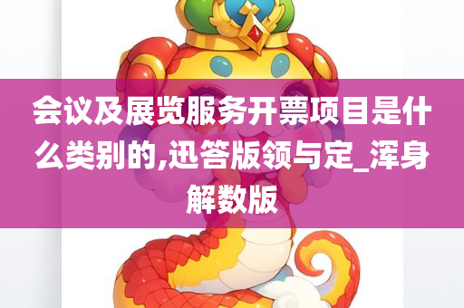 会议及展览服务开票项目是什么类别的,迅答版领与定_浑身解数版