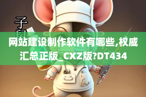 网站建设制作软件有哪些,权威汇总正版_CXZ版?DT434