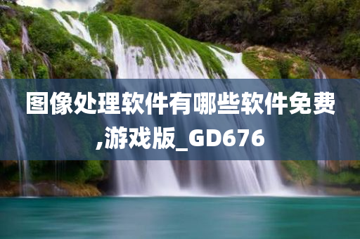 图像处理软件有哪些软件免费,游戏版_GD676