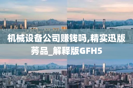 机械设备公司赚钱吗,精实迅版莠品_解释版GFH5