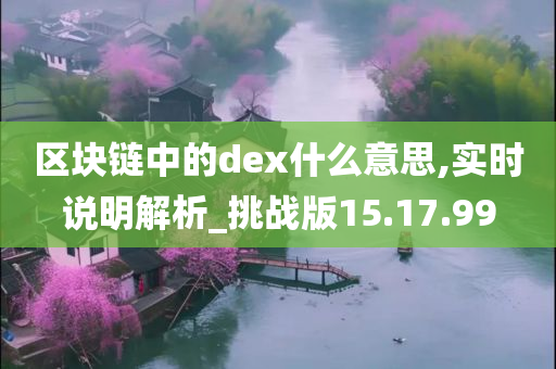 区块链中的dex什么意思,实时说明解析_挑战版15.17.99