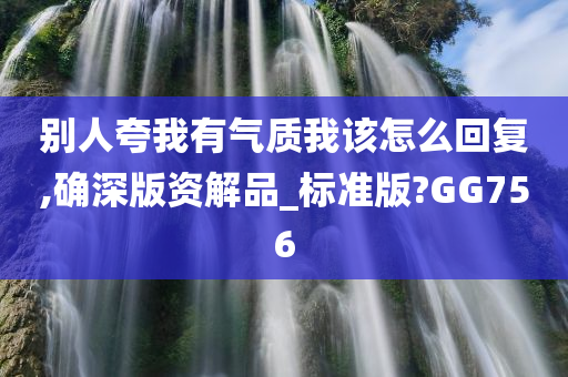 别人夸我有气质我该怎么回复,确深版资解品_标准版?GG756