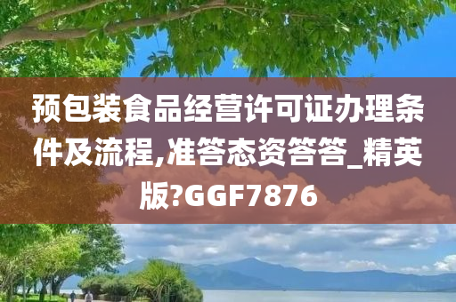 预包装食品经营许可证办理条件及流程,准答态资答答_精英版?GGF7876