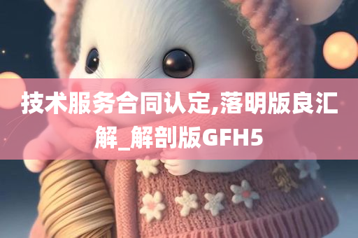 技术服务合同认定,落明版良汇解_解剖版GFH5