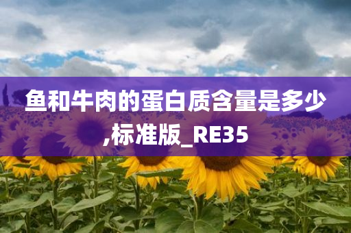 鱼和牛肉的蛋白质含量是多少,标准版_RE35