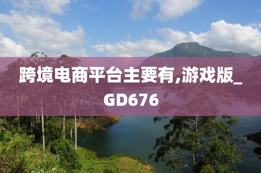 跨境电商平台主要有,游戏版_GD676