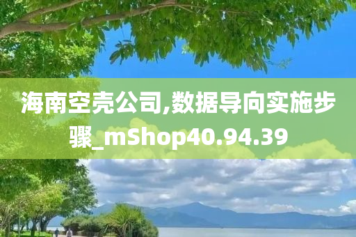 海南空壳公司,数据导向实施步骤_mShop40.94.39