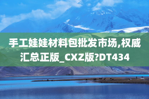 手工娃娃材料包批发市场,权威汇总正版_CXZ版?DT434