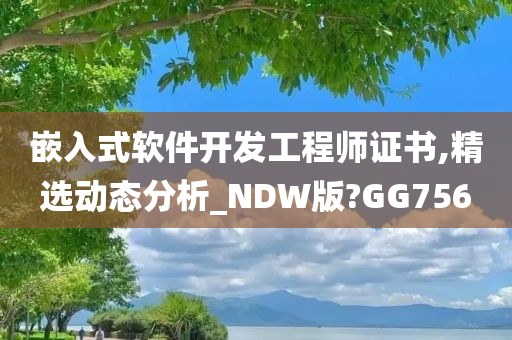 嵌入式软件开发工程师证书,精选动态分析_NDW版?GG756