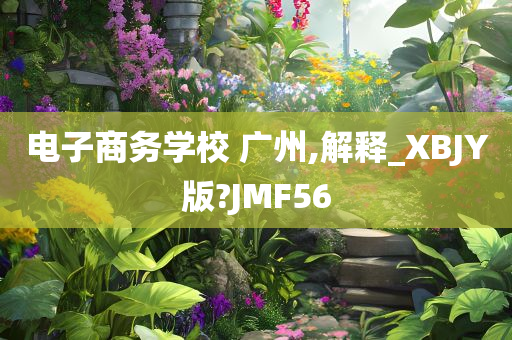 电子商务学校 广州,解释_XBJY版?JMF56