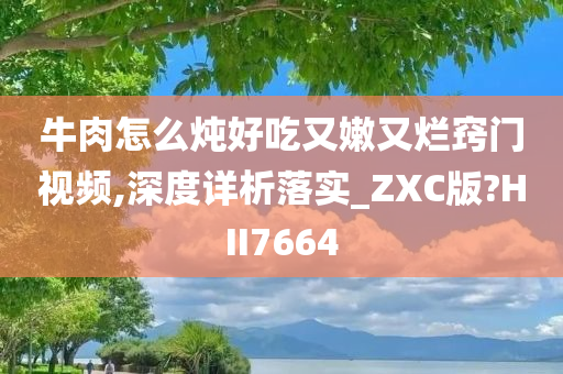 牛肉怎么炖好吃又嫩又烂窍门视频,深度详析落实_ZXC版?HII7664