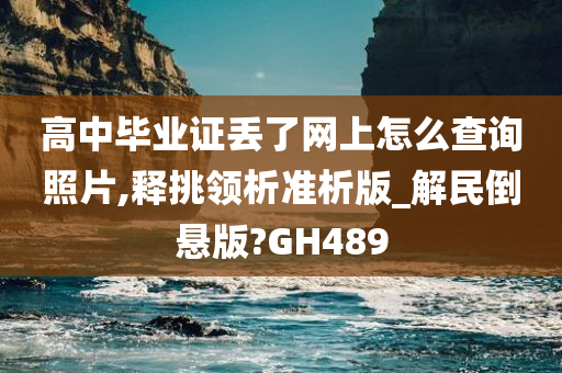 高中毕业证丢了网上怎么查询照片,释挑领析准析版_解民倒悬版?GH489