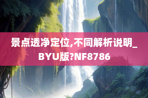 景点透净定位,不同解析说明_BYU版?NF8786