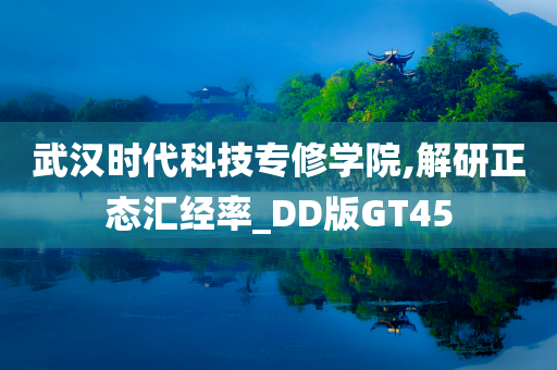 武汉时代科技专修学院,解研正态汇经率_DD版GT45