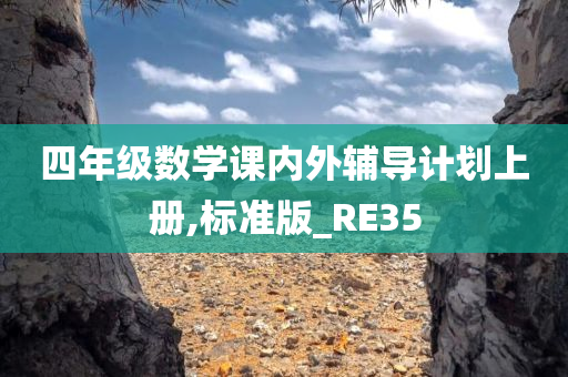 四年级数学课内外辅导计划上册,标准版_RE35