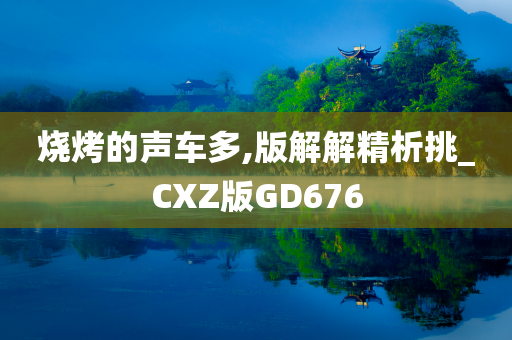 烧烤的声车多,版解解精析挑_CXZ版GD676