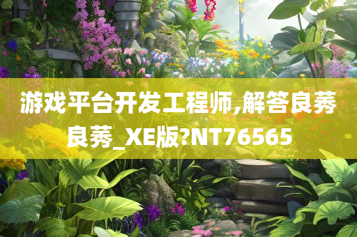 游戏平台开发工程师,解答良莠良莠_XE版?NT76565